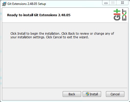 Установка «Git Extensions – 2.48.05». Шаг 7